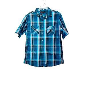 Airwalk Skater Plaid Check Shirt XL Cotton Y2K Early 2000s